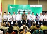 Jadi Pembicara di Rakernas BWI, Menteri Nusron Tegaskan Target Sertipikasi Wakaf hingga 2028