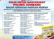 Polres Jombang Gelar Bazar Pangan Murah, Bantu Ringankan Beban Warga