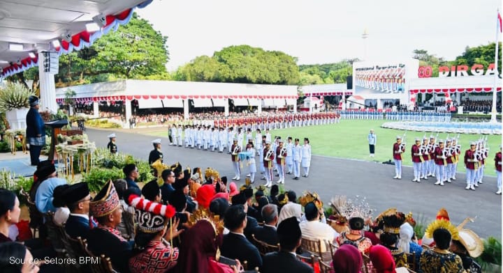 Menteri Nusron dan Wamen Ossy Ikuti Seluruh Rangkaian Upacara Peringatan Hari Kemerdekaan ke-80 Republik Indonesia
