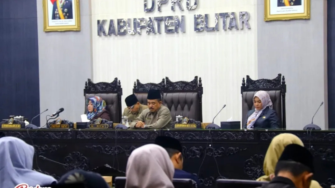 DPRD Kabupaten Blitar Gelar Rapat Paripurna Penyampaian Penjelasan Bupati tentang KUA-PPAS, Ini Tujuannya