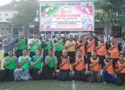 Meriahkan HUT Kemerdekaan RI ke-80, Polres Jombang Lomba Sepakbola Sarung