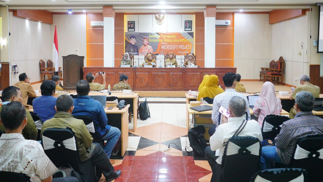 Peningkatan Kompetensi Jasa Konstruksi, Pemkot Probolinggo Gelar Pelatihan Microsoft Project