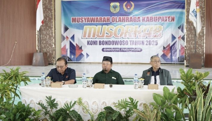 Dibuka Wabup, Musorkab KONI Bondowoso Soroti Pembinaan Atlet dan Transparansi