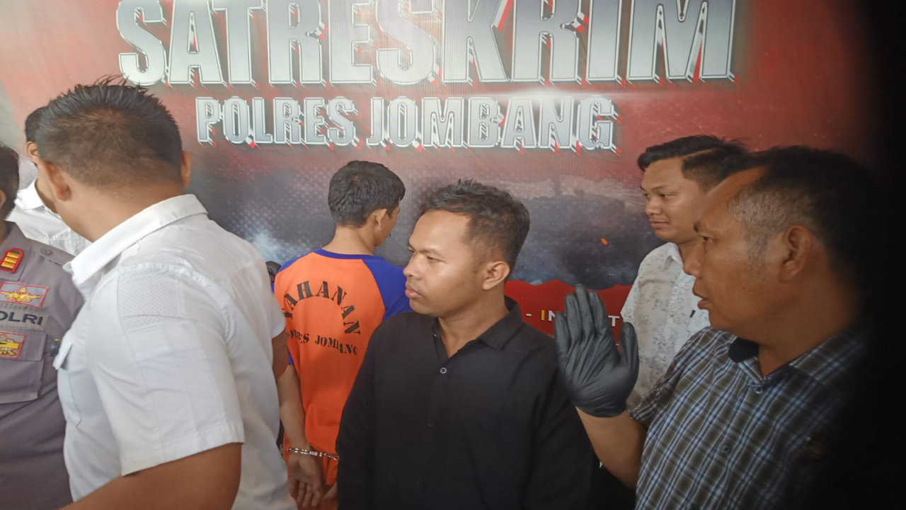 Polres Jombang Tangkap Residivis Pencuri Sekolah, Sita Proyektor dan Laptop