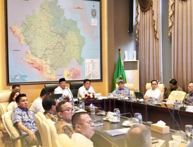 Rakor Bersama Kepala Daerah se-Sumsel Mentri Nusron Ajak Kolaborasi Selesaikan Masalah Pertanahan