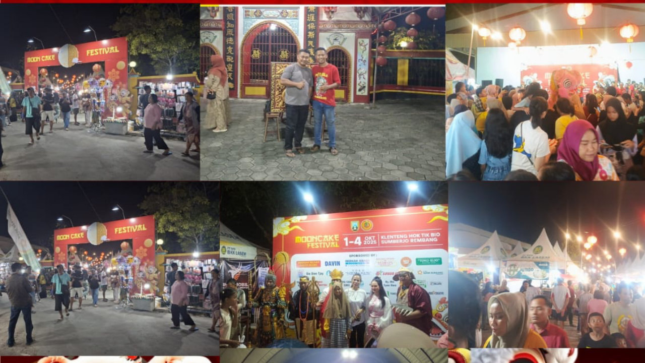 Meriahnya Mooncake Festival Day Ke-4 Di Klenteng HOK TIK BIO Rembang
