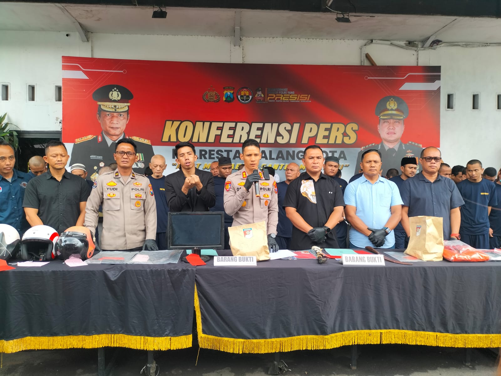 Sikat Semeru 2025, Polresta Malang Bongkar Puluhan Kasus Curat dan Curas