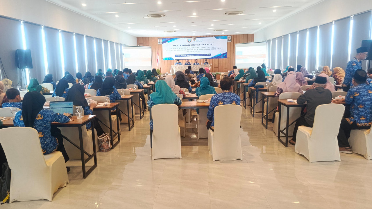 ‎Dinkes Rembang Gelar Koordinasi Lintas Sektor untuk Percepat Penjangkauan Anak Zero Dose