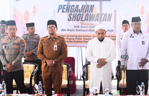 Pengajian dan Sholawat "Bhenning" di Lapas Kelas IIB Bondowoso.
