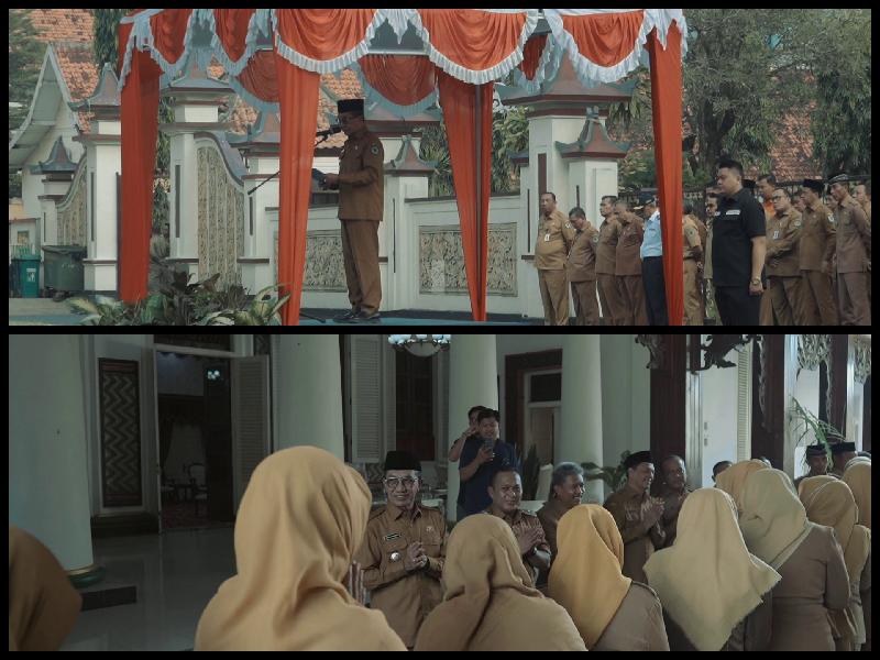 Bupati Pamekasan Gelar Apel dan Halal Bihalal bersama ASN Pemkab