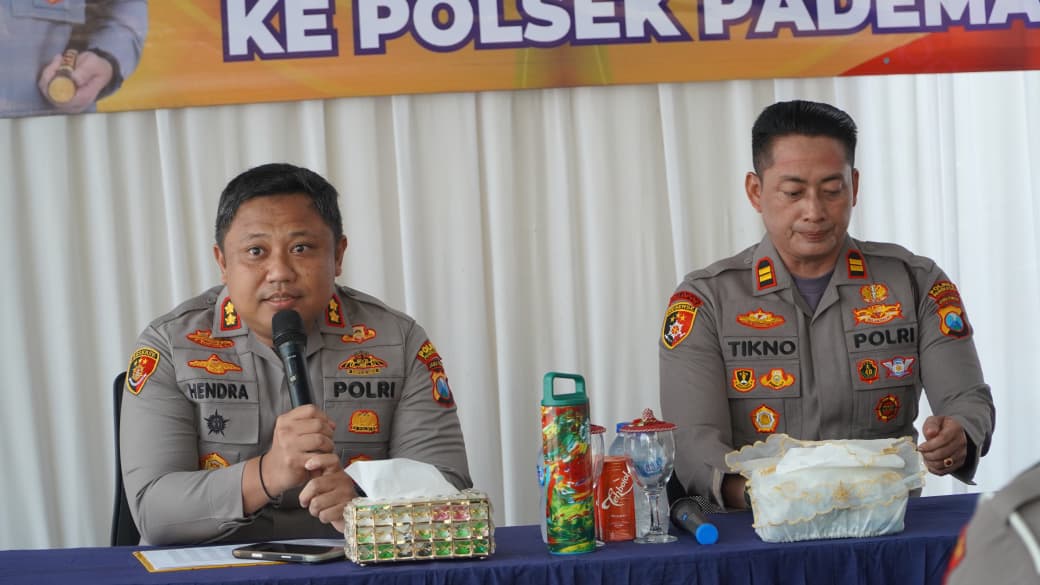 Perkuat Soliditas dan Tingkatkan Pelayanan Publik, Kapolres Pamekasan Kunker ke Polsek Jajaran