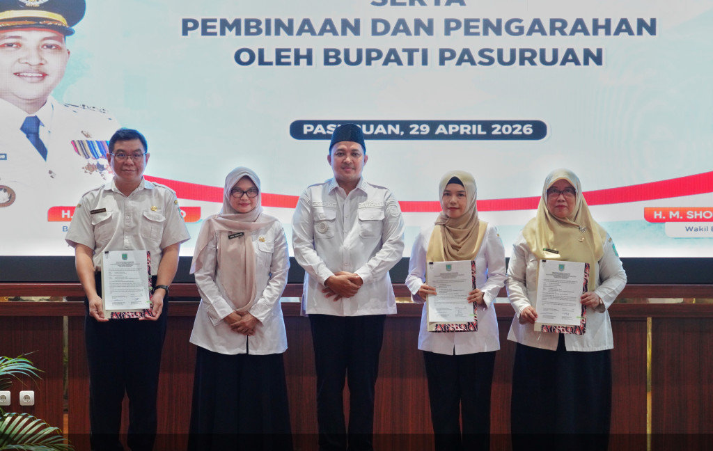 Serahkan SK Kepala Puskesmas, Bupati Pasuruan Tegaskan Komitmen Layanan Kesehatan Prima