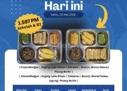 Daging Lada Hitam dan Potato Wedges Jadi Menu Andalan MBG SPPG Badean 1 Hari Ini