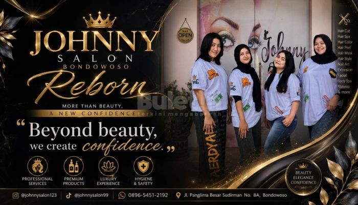 Johnny Salon Bondowoso Naik Kelas, Hadir dengan Konsep Luxury Beauty Experience