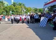 Bupati Pamekasan Lepas Peserta Lomba Gerak Jalan Tingkat SD