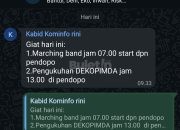 Agenda Pemda Pukul 07.00 WIB, Baru Dibagikan 09.33 WIB: Jurnalis Bondowoso Pertanyakan Kinerja Diskominfo