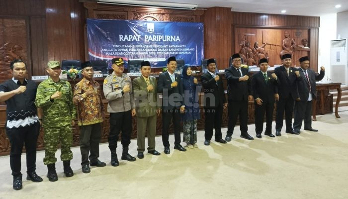 ‎Bahruddin Resmi Dilantik Jadi Anggota DPRD Rembang PAW 2024–2029, Gantikan Almarhum Ahmad Zamuri