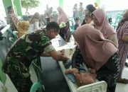 Babinsa Petung Bondowoso Hadir di Posyandu, Dukung Pemantauan Kesehatan Balita Sejak Dini‎