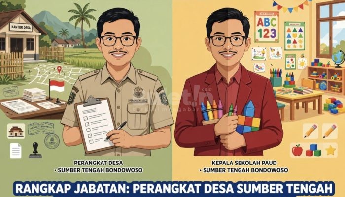 Sunardi Diduga Rangkap Jabatan sebagai Perangkat Desa dan Kepala Sekolah PAUD, DPMD Bondowoso Tegaskan Tidak Boleh